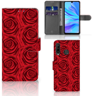 B2Ctelecom Huawei P30 Lite Bookcase Hoesje Red Roses