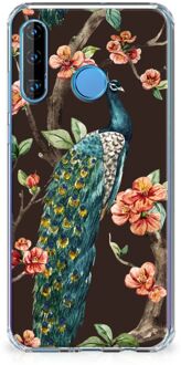 B2Ctelecom Huawei P30 Lite Case Anti-shock Pauw met Bloemen