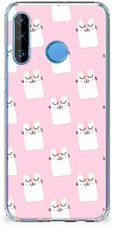 B2Ctelecom Huawei P30 Lite Case Anti-shock Sleeping Cats