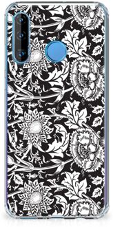 B2Ctelecom Huawei P30 Lite Case Black Flowers