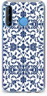 B2Ctelecom Huawei P30 Lite Case Flower Blue