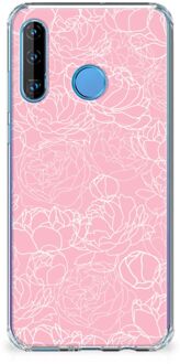 B2Ctelecom Huawei P30 Lite Case White Flowers