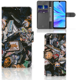 B2Ctelecom Huawei P30 Lite Flip Cover Badges