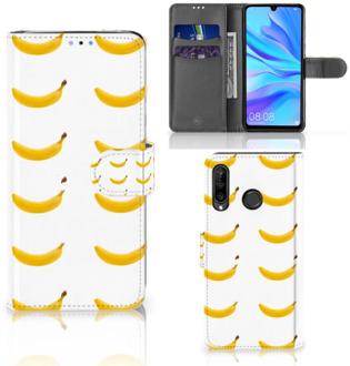 B2Ctelecom Huawei P30 Lite Flip Cover Banana