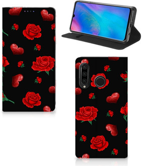 B2Ctelecom Huawei P30 Lite Magnet Case Valentine Design