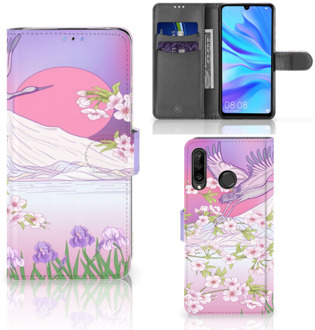 B2Ctelecom Huawei P30 Lite Smartphone hoesje Bird Flying