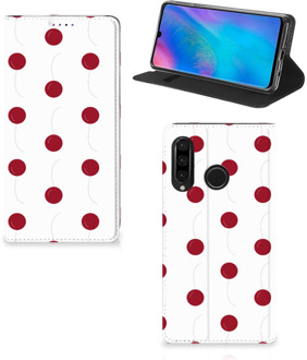 B2Ctelecom Huawei P30 Lite Standcase Hoesje Design Cherries