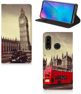 B2Ctelecom Huawei P30 Lite Standcase Hoesje Design Londen