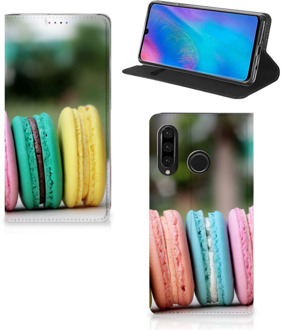 B2Ctelecom Huawei P30 Lite Standcase Hoesje Design Macarons