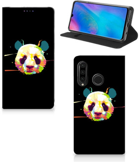 B2Ctelecom Huawei P30 Lite Standcase Hoesje Design Panda Color