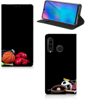 B2Ctelecom Huawei P30 Lite Standcase Hoesje Design Sports