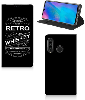 B2Ctelecom Huawei P30 Lite Standcase Hoesje Design Whiskey