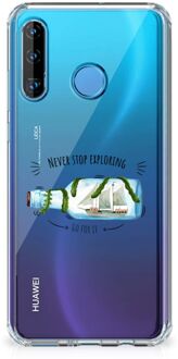 B2Ctelecom Huawei P30 Lite Stevige Bumper Hoesje Boho Bottle