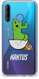 B2Ctelecom Huawei P30 Lite Stevige Bumper Hoesje Cactus Poo