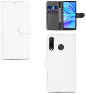 B2Ctelecom Huawei P30 Lite Telefoonhoesje Wit met Pasjeshouder