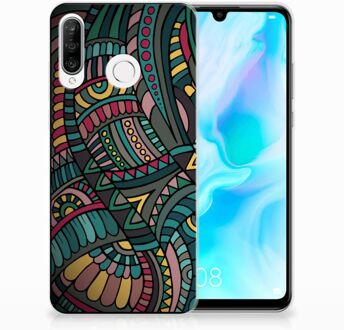 B2Ctelecom Huawei P30 Lite TPU Hoesje Design Aztec