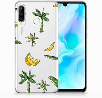 B2Ctelecom Huawei P30 Lite TPU Hoesje Design Banana Tree