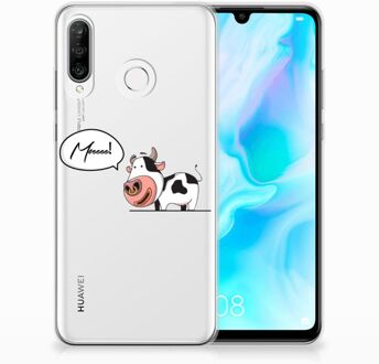 B2Ctelecom Huawei P30 Lite TPU Hoesje Design Cow