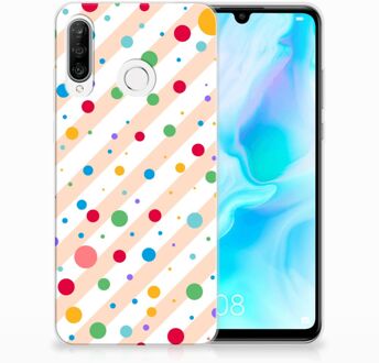 B2Ctelecom Huawei P30 Lite TPU Hoesje Design Dots