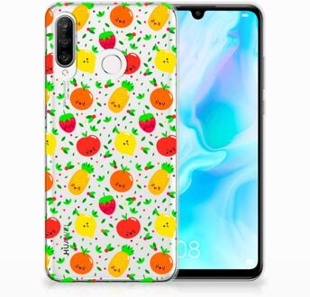 B2Ctelecom Huawei P30 Lite TPU Hoesje Design Fruits