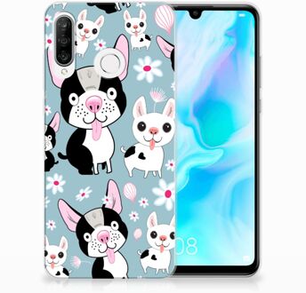 B2Ctelecom Huawei P30 Lite TPU Hoesje Design Hondjes