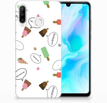 B2Ctelecom Huawei P30 Lite TPU Hoesje Design IJsjes