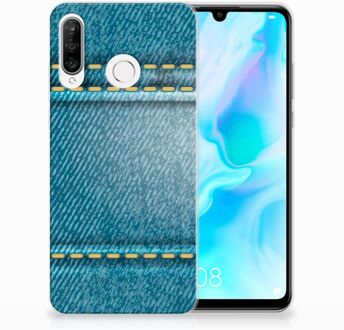 B2Ctelecom Huawei P30 Lite TPU Hoesje Design Jeans