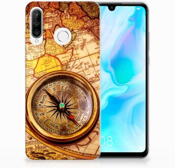 B2Ctelecom Huawei P30 Lite TPU Hoesje Design Kompas