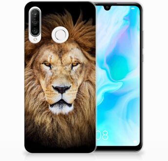 B2Ctelecom Huawei P30 Lite TPU Hoesje Design Leeuw