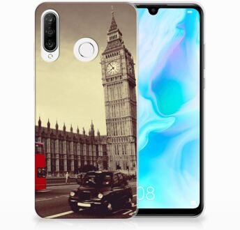 B2Ctelecom Huawei P30 Lite TPU Hoesje Design Londen