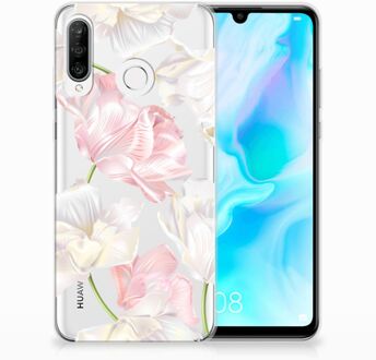 B2Ctelecom Huawei P30 Lite TPU Hoesje Design Lovely Flowers