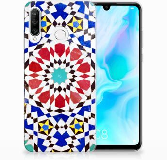 B2Ctelecom Huawei P30 Lite TPU Hoesje Design Mozaïek