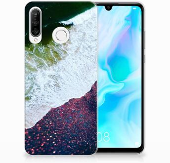 B2Ctelecom Huawei P30 Lite TPU Hoesje Design Sea in Space