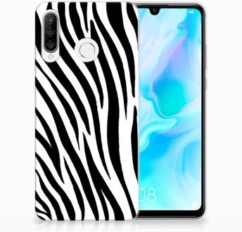 B2Ctelecom Huawei P30 Lite TPU Hoesje Design Zebra