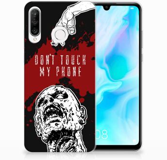 B2Ctelecom Huawei P30 Lite TPU Hoesje Design Zombie Blood