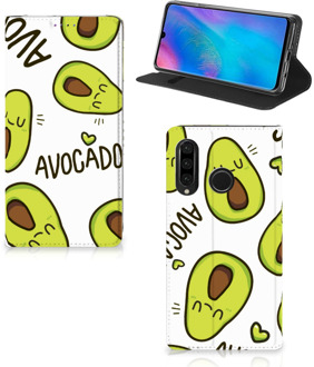 B2Ctelecom Huawei P30 Lite Uniek Standcase Hoesje Avocado Singing