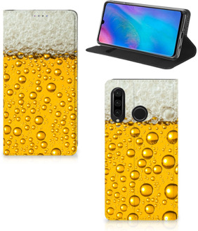 B2Ctelecom Huawei P30 Lite Uniek Standcase Hoesje Bier