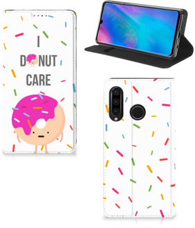 B2Ctelecom Huawei P30 Lite Uniek Standcase Hoesje Donut