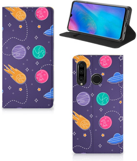 B2Ctelecom Huawei P30 Lite Uniek Standcase Hoesje Space