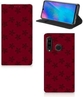 B2Ctelecom Huawei P30 Lite Uniek Standcase Hoesje Sterren