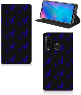 B2Ctelecom Huawei P30 Lite Uniek Standcase Hoesje Vlinder Patroon