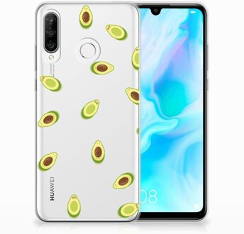 B2Ctelecom Huawei P30 Lite Uniek TPU Hoesje Avocado