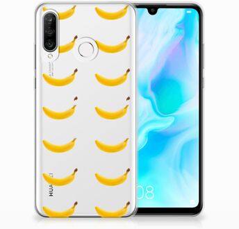 B2Ctelecom Huawei P30 Lite Uniek TPU Hoesje Banana