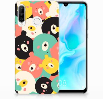 B2Ctelecom Huawei P30 Lite Uniek TPU Hoesje Bears