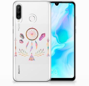 B2Ctelecom Huawei P30 Lite Uniek TPU Hoesje Boho Dreamcatcher