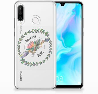 B2Ctelecom Huawei P30 Lite Uniek TPU Hoesje Boho Dreams