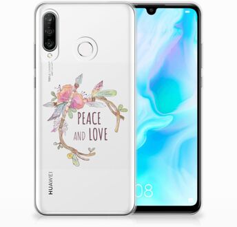 B2Ctelecom Huawei P30 Lite Uniek TPU Hoesje Boho Text