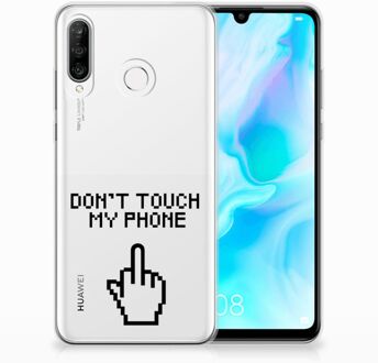 B2Ctelecom Huawei P30 Lite Uniek TPU Hoesje Finger DTMP