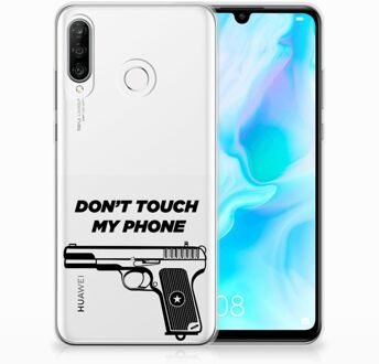 B2Ctelecom Huawei P30 Lite Uniek TPU Hoesje Pistol DTMP