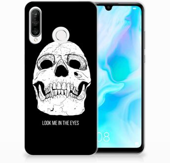 B2Ctelecom Huawei P30 Lite Uniek TPU Hoesje Skull Eyes